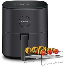 Resim Cosori Pro 4.7 LT Hazır Programlı 1500W Kompakt Dokunmatik Panelli Yağsız Airfryer Fritöz 