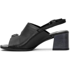 Resim Venüs 2510912y Kadın Deri Sandalet Siyah 