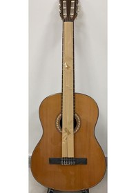 Resim Sevinia Masif Gül Ağacı Ladin Kapak Tam Boy Kalsik Gitar-Kılıflı 