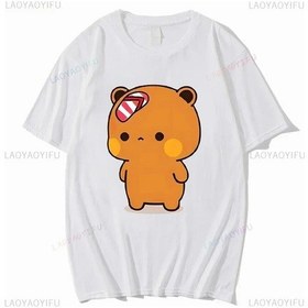 Resim Snapbuy Bubu Yaz Tişörtü - Parmak Arası Terlik - Dudu Bubu Modelimavikadın Mavi 