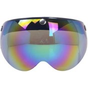 Resim Lemestar 3-kanca Sistemi İle Uyumlu Yarı Kask Gözlüğü, Anti-uv/parça/toz Koruma, Çok Renkli, Evrensel Kullanım Bisiklet, Motosiklet, Kayak 