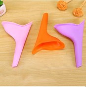 Resim Turuncu Kadın Acil Portatif Pisuar Acil Saha Ayaklı Pisuvar Pisuvar Turuncu 