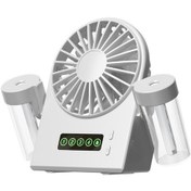 Resim Taşınabilir Masaüstü Su Hazneli Usb Şarjlı 4 Kademe Fan Vantilatör Soğutucu F8 