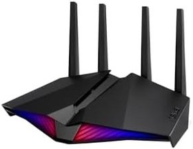 Resim Asus DSL-AX82U Wifi6 DualBand Gaming Ai Mesh AiProtection Torrent Bulut-PS5 Uyumlu Dlna 4G Vpn ADSL VDSL-Fiber Modem Router 