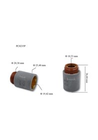 Resim PC0235P Plazma Kesim Nozul (Powermax 45) (220713) 
