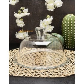 Resim Paşabahçe Patisserie Kek Fanusu Şeffaf Cam 15 cm Yükseklik 26 cm Genişlik 1 Adet 