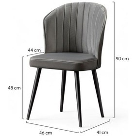 Resim Mymassa Mymassa - Rubi Sandalye - Gri 