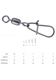 Resim Bkk Duolock Snap Swiwel-51 No 3 Klipsli Fırdöndü 5 Adet 