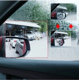 Resim 4 Parça Yan Aynalar Ve Yan Camlar İçin Araç Ayna Yağmur Kaydırıcı Ve Cam Buğu Önleyici Film Seti 5250 