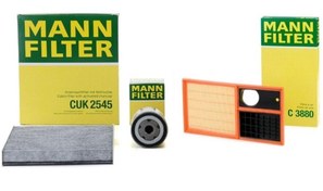 Resim Skoda Fabia 1.4 Benzinli 2010 Model Sonrası Periyodik Bakım Seti Mann Marka 4638300018-030115561AA-036129620H 