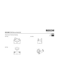 Resim Bocchi Piave Bornoz Askılık İkili Mat Siyah 3015-0001-ab Çok Renkli 