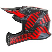 Resim Sway FS-618 Alert Full Face Kask Siyah-Kırmızı YL Beden (51-52cm) 