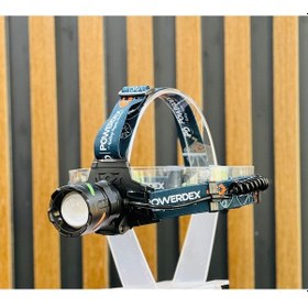 Resim Powerdex Pd-1372 Şarjl Edilebilir Pilli 25w Kafa Lambası Siyah 