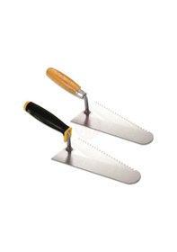 Resim Dekor Hassan Beyaz Tuğla Malası Plastik Saplı Yay Çeliği 22 Cm 