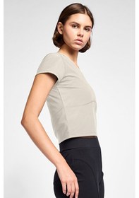 Resim Lescon Kadın Antrenman Kısa Kol T-shirt 25b-2056 Beyaz 