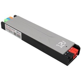 Resim Powermaster Pm-26845 12/24/36/48 Volt 9 Amper 300 Watt Metal Kasa Kademeli Adaptör Voltaj Göstergeli 218x51x27mm 