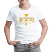 Resim Muhammad Ali - Est. 1942 Beyaz Çocuk Tshirt 