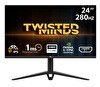 Resim Twisted Minds 24.5” TM24FHD280IPS FHD 280 HZ 1 MS HDMI DP IPS HDR100 Adaptıve-Sync Çerçevesiz Gaming Monitör 