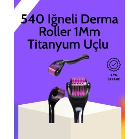 Resim MCM Group Evde Güvenli Kullanım Için Titanyum Derma Roller – Siyah Saplı 