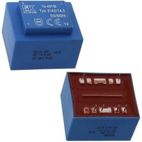 Resim El-kom Rn130443 ,2.0va 220v/2x9v Pcb 6-pin Trafo 