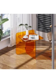 Resim TUVA REKLAM Tuva Reklam Şeffaf Pleksi Yeni Nesil Modern Yan Sehpa Dergilik Komodin Salon(ÇOKLU RENK/MONTAJLIDIR) 