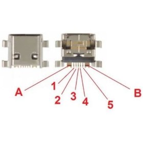 Resim Samsung Uyumlu S7560-S7562 Usb Şarj Soketi 