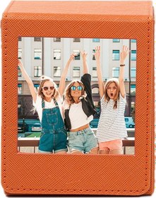 Resim Sq İçin Taşınabilir Fotoğraf Görüntüleme Depolama Oyun Kartı Kutusu Kahverengi 