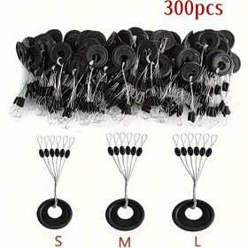 Resim 300/600 adet Kauçuk Uzay Fasulyesi, Yüzer Durdurucu, Sazan ve Sinek Balıkçılığı İçin Aksesuarlar 