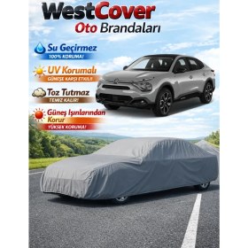 Resim WestCover Citroen C4X Uyumlu Oto Branda,su Geçirmez Çadır,araba Brandası 