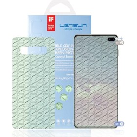 Resim Lg V30 Plus Uyumlu Ön Ekran Ve Arka Kapak Arka Kamera Dahil Şeffaf Esnek Nano Koruyucu 