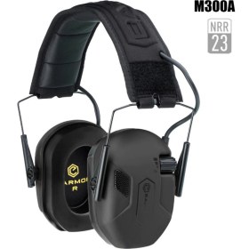 Resim Earmor M300A Elektronik Atış Kulaklığı Kulak Koruması Siyah M300A-BK 