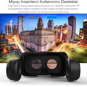 Resim Shinecon SC-G04EA 3D Sanal Gerçeklik Gözlüğü - SIYAH-(5796) - F489K871-U09489 