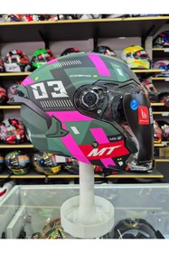 Resim Genel Markalar Mt Cosmo Sv Sergio Garcia D18 Mat Açık Kask 