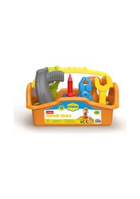 Resim 10 Parça Çocuk Tamir Seti Matkaplı Oyuncak Alet Takımı, 3-5 Yaş 