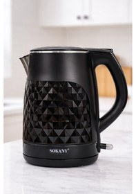 Resim Sokany SK-SH-1090 1500 W Geniş Kapasiteli Elektrikli Kettle 