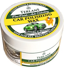 Resim Terlans Uv Korumalı Araç Parlatıcı Koruyucu Vaks 250 ML + Mikrofiber Bez 