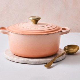 Resim Pêche Yuvarlak Güveç Tenceresi, 20CM, Emaye Döküm 