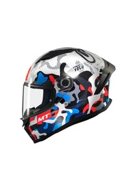Resim Mt Helmets Mt Stinger 2 Yozu A7 Parlak Kapalı Kask 