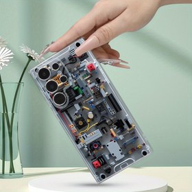 Resim 2D Düz Baskı Yaratıcı Taklit Oyun Konsolu Kişilik Erkek Kadın Şeffaf Cep Telefonu Kılıfı Rahat Kavrama Samsung İçin Ve Galaxy S23/S23PLUS/S23ULTRA/S23FE/S22ULTRA/S22PLUS/S22/S21ULTRA/S21FE/S21/S20ULTRA/S20PLUS/S20/A55 5G/A54 5G/A53 5G/A52/A34/A33/A32/A25 5G/A24 4G/A23/A14/A13/A05/S24/S24ULTRA 