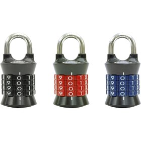 Resim Yıldızan Soyunma Kilidi Kendi Kombinasyon Asma Kilidinizi Ayarlayın, 3'lü Paket, Renkler Değişebilir, 15 