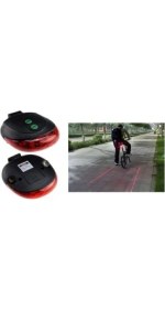 Resim Ozcmax Lazer Güvenlik Şeritli Bisiklet Stop Lambası 