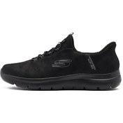 Resim Skechers Summits-korlo Memory Foam Mens Sneaker Hafızalı Taban Lastik Bağcıklı Erkek Günlük Spor Ayakkabı Siyah Siyah 