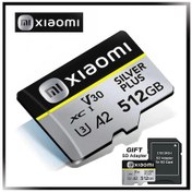 Resim Xiaomi Ultra Mikro Mini Sd Kart 1 Tb 512 Gb Sd Hafıza Kartı 128 Gb 256 Gb A2 U3 512 Gb-xiaomi Slver 