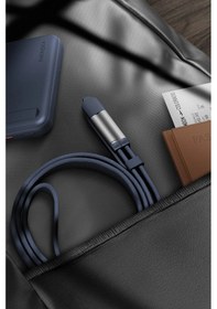 Resim Energea Sheath Travel 1.2m 60w 2in1 Type-c To Type-c Ve Usb-a Hızlı Şarj Kablo - Gümüş 