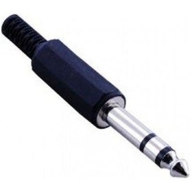 Resim Elektronikport-6.3Mm Stereo Gitar Jack Erkek 