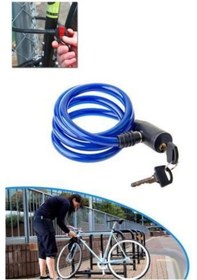 Resim Bisiklet Kilidi Anahtarlı 11.5mm X 85cm Çok Renkli 