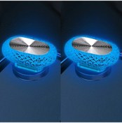 Resim Sunshine022 2li Set Şarjlı Angel Eye Led Araç İçi Dekorasyon Lambası Ice Blue 