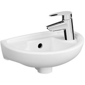 Resim Lavabo 38Cm Beyaz Arkitekt Batarya Delikli 6018L003-0029 