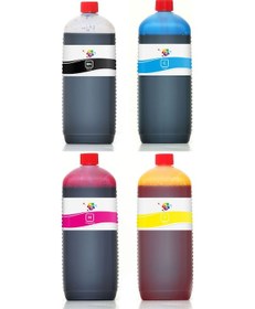 Resim QC Epson EcoTank ET 3600 Uyumlu Yazıcı Mürekkep Seti 1000ml 4 Renk 