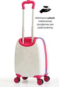 Resim Louisiana Polo 0249 Umicorn Policarbon Çocuk Valizi 